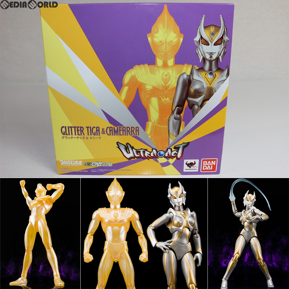 最新作SALE[FIG]魂ウェブ商店限定 ULTRA-ACT(ウルトラアクト) ウルトラマンティガ スカイタイプ&パワータイプ 完成品 ウルトラマンティガ