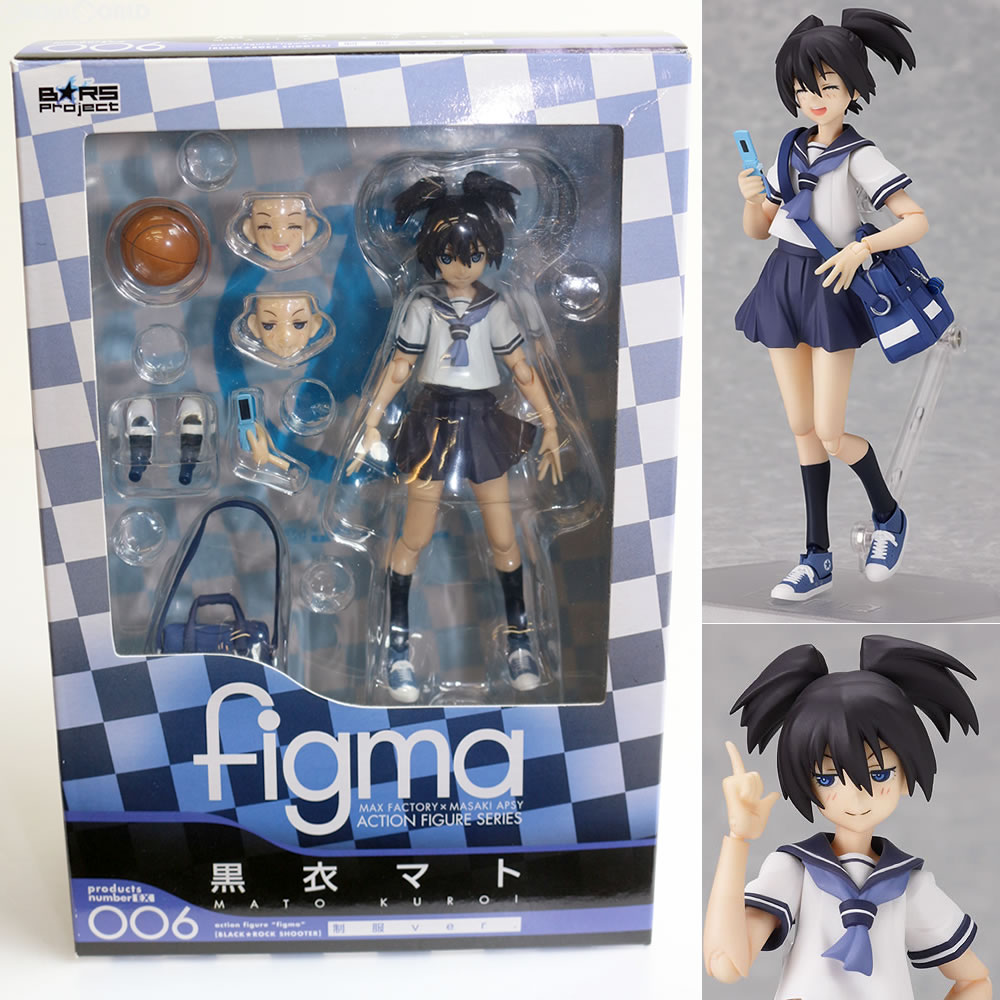 フィギュア ドール通販 フィギュアスター 2 547 中古即納 箱難あり Fig Figma フィグマ Ex 006 黒衣マト くろいマト 制服ver ブラック ロックシューター 可動フィギュア ワンフェス11冬 Goodsmile Online Shop限定 マックスファクトリー 1106